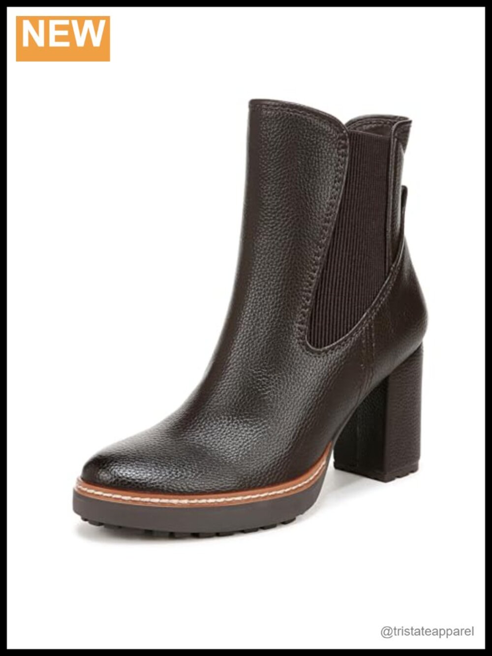 Naturalizer Ankle Booties Block Heel Zip Closure Comfort